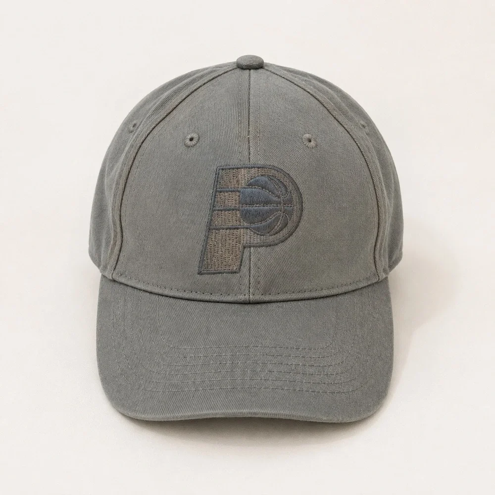 Indiana Pacers Hat Women Gray Lucas Oil Stadium Adjustable Baseball Cap